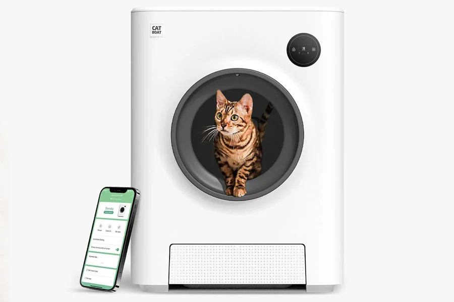 easy clean cat litter box