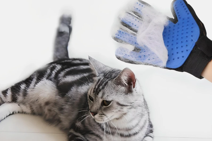 Washable Pet Hair Grooming Glove